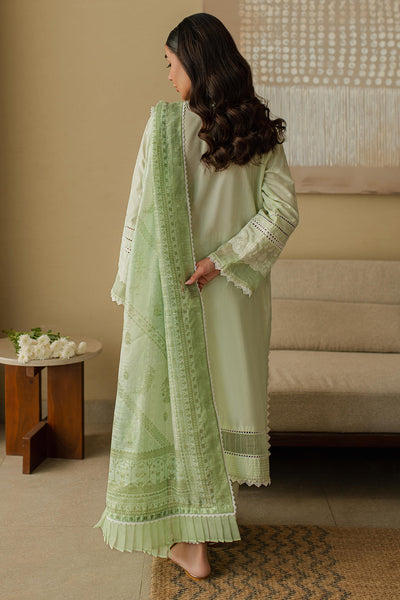 Zellbury | Unstitched 3 Piece Chikankari | Embroidered Shirt Shalwar Dupatta - 0706 -  Zellbury Women Signature Unstitched - Original Designer Dress - House of Maryam