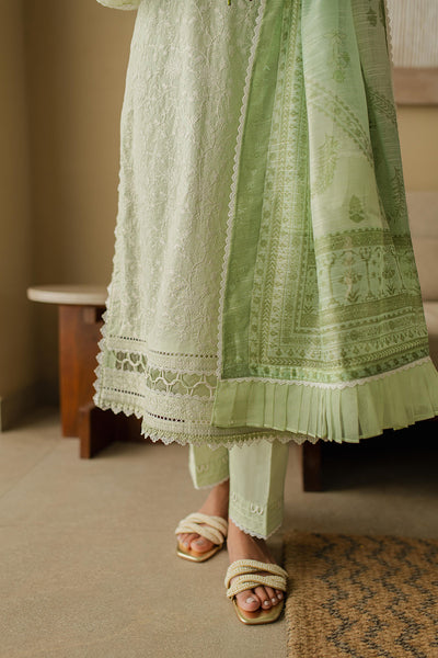 Zellbury | Unstitched 3 Piece Chikankari | Embroidered Shirt Shalwar Dupatta - 0706 -  Zellbury Women Signature Unstitched - Original Designer Dress - House of Maryam