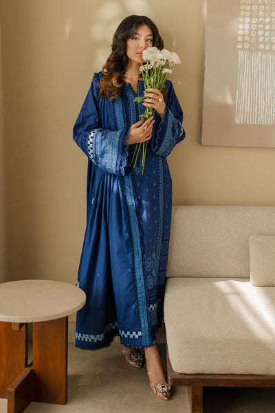 Zellbury | Unstitched 3 Piece Chikankari | Embroidered Shirt Shalwar Dupatta - 0711 -  Zellbury Women Signature Unstitched - Original Designer Dress - House of Maryam