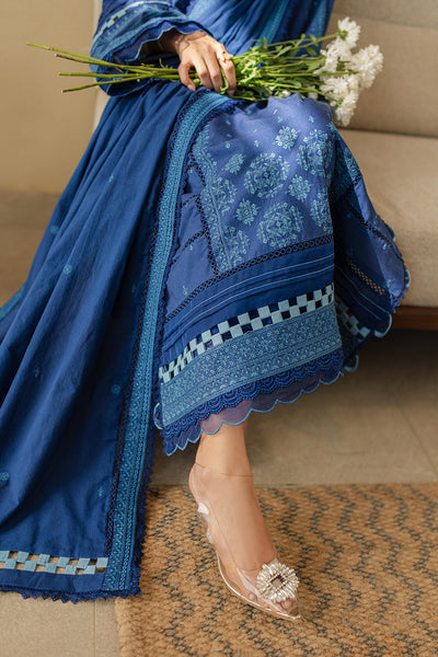 Zellbury | Unstitched 3 Piece Chikankari | Embroidered Shirt Shalwar Dupatta - 0711 -  Zellbury Women Signature Unstitched - Original Designer Dress - House of Maryam