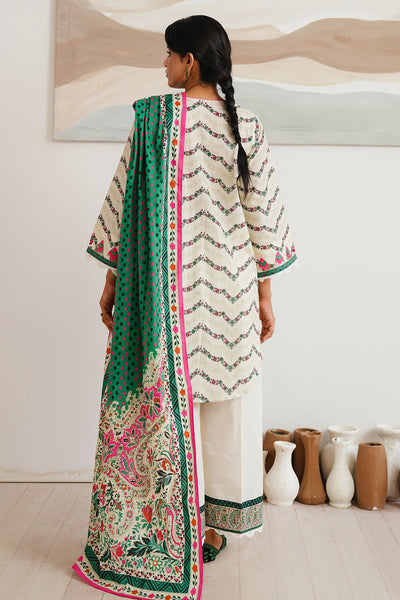 Zellbury | Unstitched 2 Piece Cambric | Shirt Dupatta - 0009 -  Zellbury Women Essential Unstitched - Original Designer Dress - House of Maryam