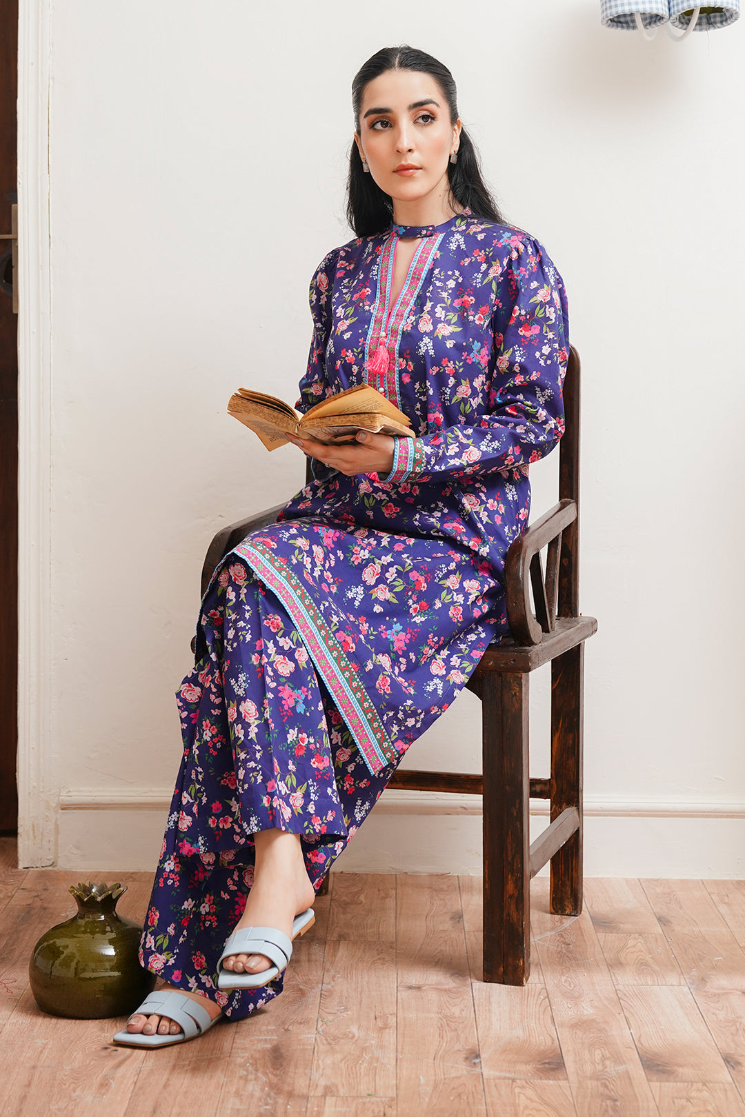 Zellbury | Unstitched 2 Piece Cambric | Shirt Shalwar - 0012 -  Zellbury Women Essential Unstitched - Original Designer Dress - House of Maryam