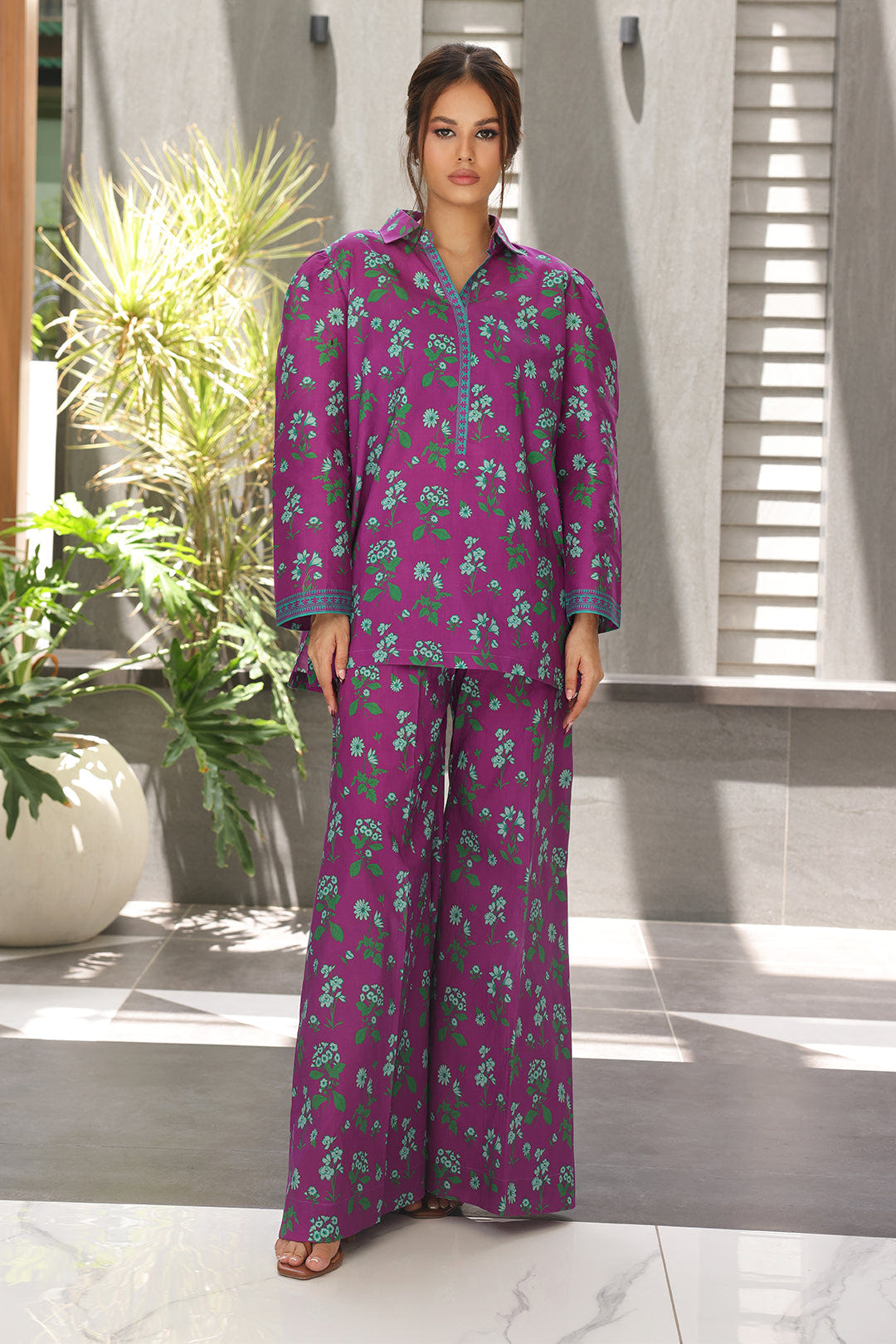 Zellbury | Unstitched 2 Piece Cambric | Shirt Shalwar - 0014 -  Zellbury Women Essential Unstitched - Original Designer Dress - House of Maryam
