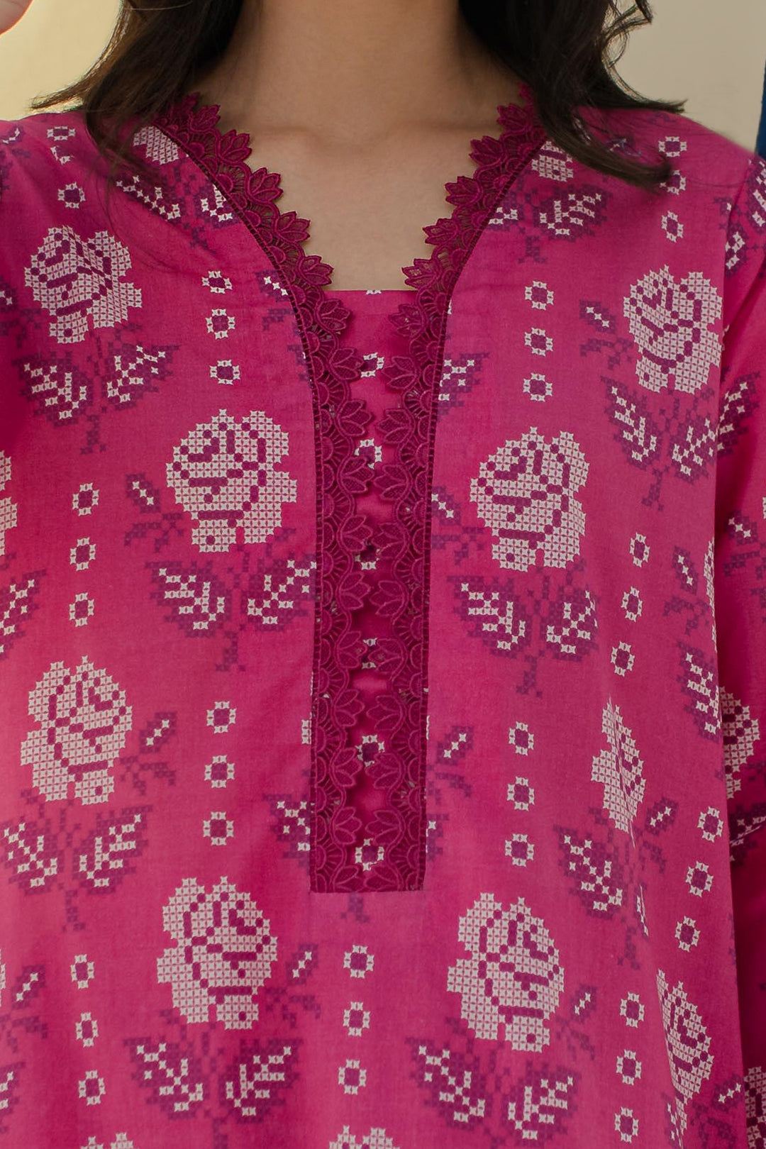 Zellbury | Unstitched 2 Piece Cambric | Shirt Shalwar - 0017 -  Zellbury Women Essential Unstitched - Original Designer Dress - House of Maryam