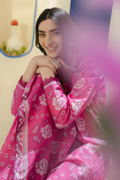 Zellbury | Unstitched 2 Piece Cambric | Shirt Shalwar - 0017 -  Zellbury Women Essential Unstitched - Original Designer Dress - House of Maryam