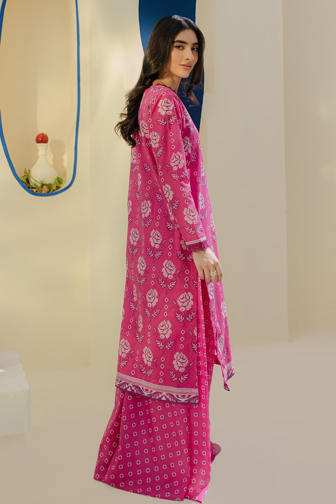Zellbury | Unstitched 2 Piece Cambric | Shirt Shalwar - 0017 -  Zellbury Women Essential Unstitched - Original Designer Dress - House of Maryam