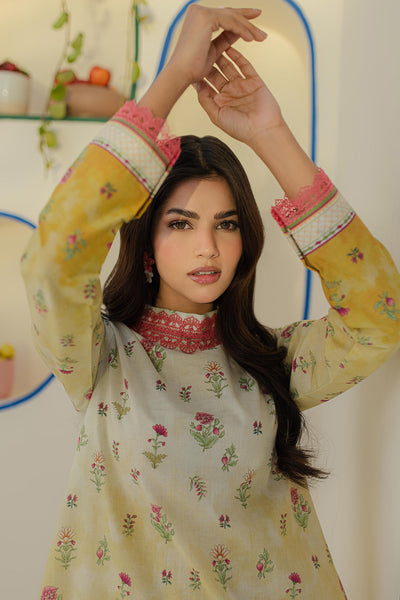 Zellbury | Unstitched 2 Piece Cambric | Shirt Shalwar - 0101 -  Zellbury Women Essential Unstitched - Original Designer Dress - House of Maryam