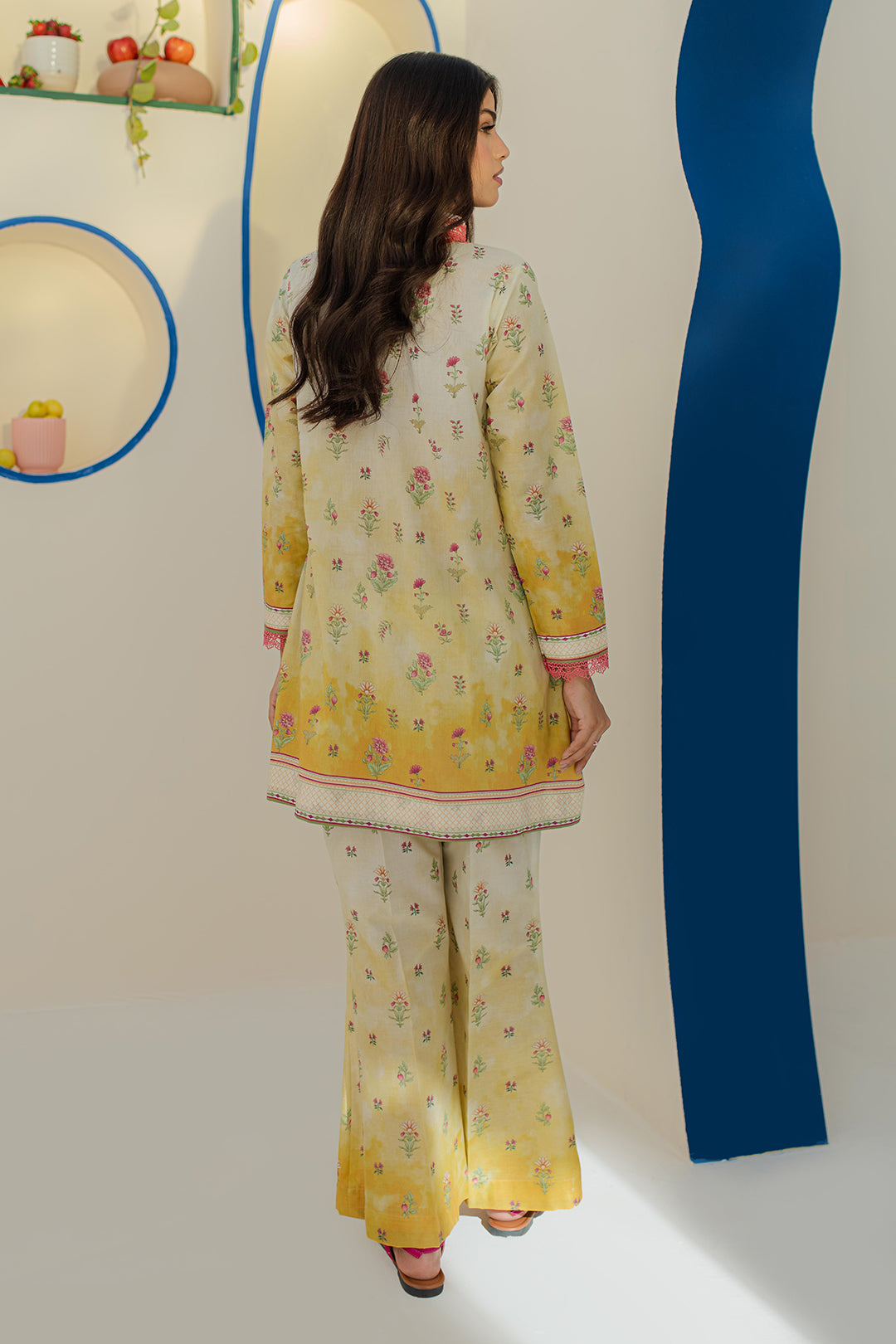 Zellbury | Unstitched 2 Piece Cambric | Shirt Shalwar - 0101 -  Zellbury Women Essential Unstitched - Original Designer Dress - House of Maryam