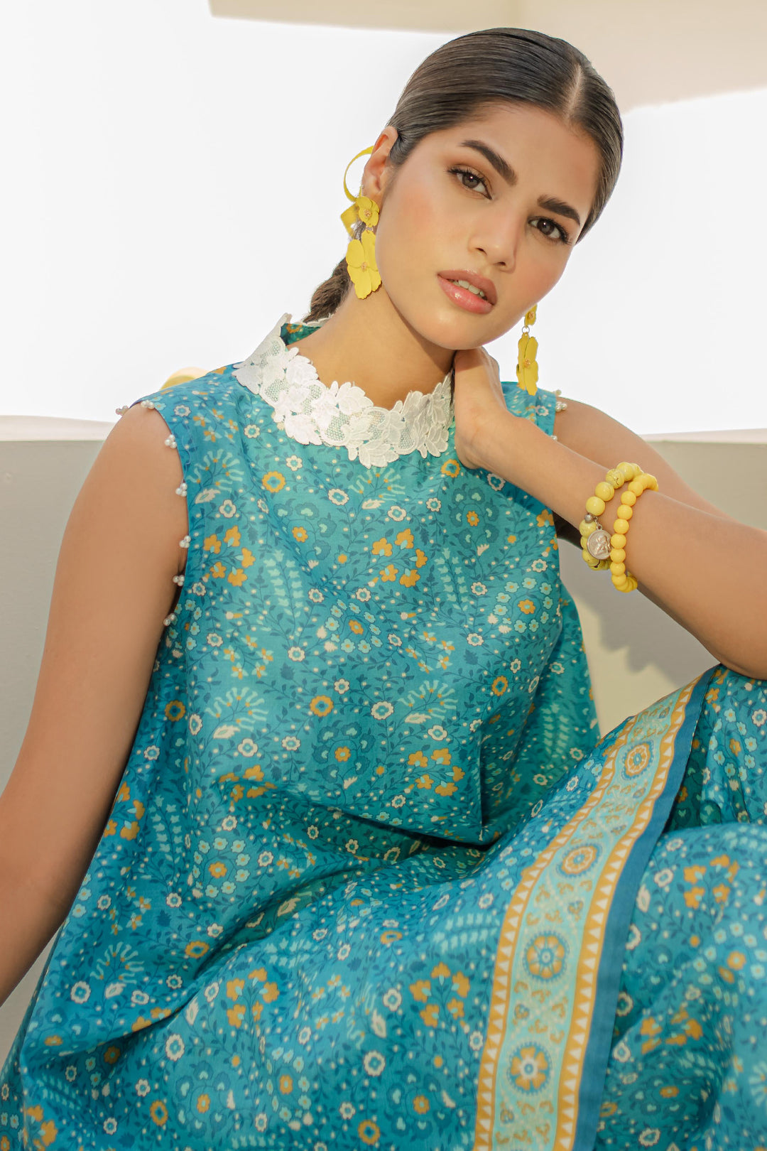 Zellbury | Unstitched 2 Piece Cambric | Shirt Shalwar - 0103 -  Zellbury Women Essential Unstitched - Original Designer Dress - House of Maryam