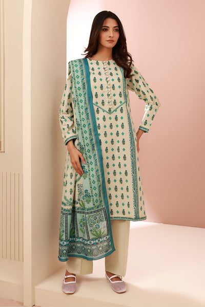 Zellbury | Unstitched 2 Piece Cambric | Shirt Dupatta - 0606 -  Zellbury Women Essential Unstitched - Original Designer Dress - House of Maryam