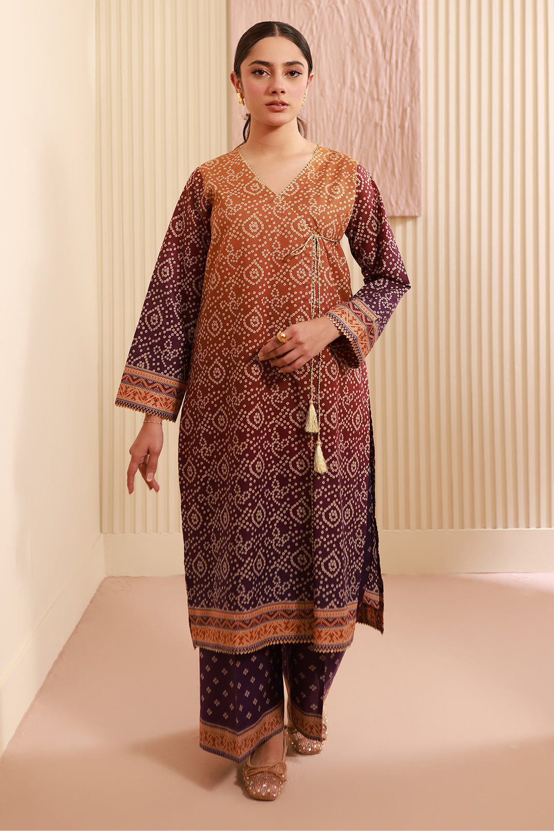 Zellbury | Unstitched 2 Piece Cambric | Shirt Shalwar - 0607 -  Zellbury Women Essential Unstitched - Original Designer Dress - House of Maryam