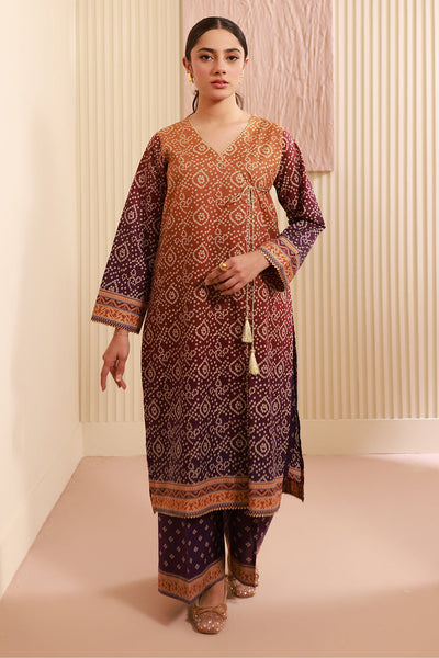 Zellbury | Unstitched 2 Piece Cambric | Shirt Shalwar - 0607 -  Zellbury Women Essential Unstitched - Original Designer Dress - House of Maryam