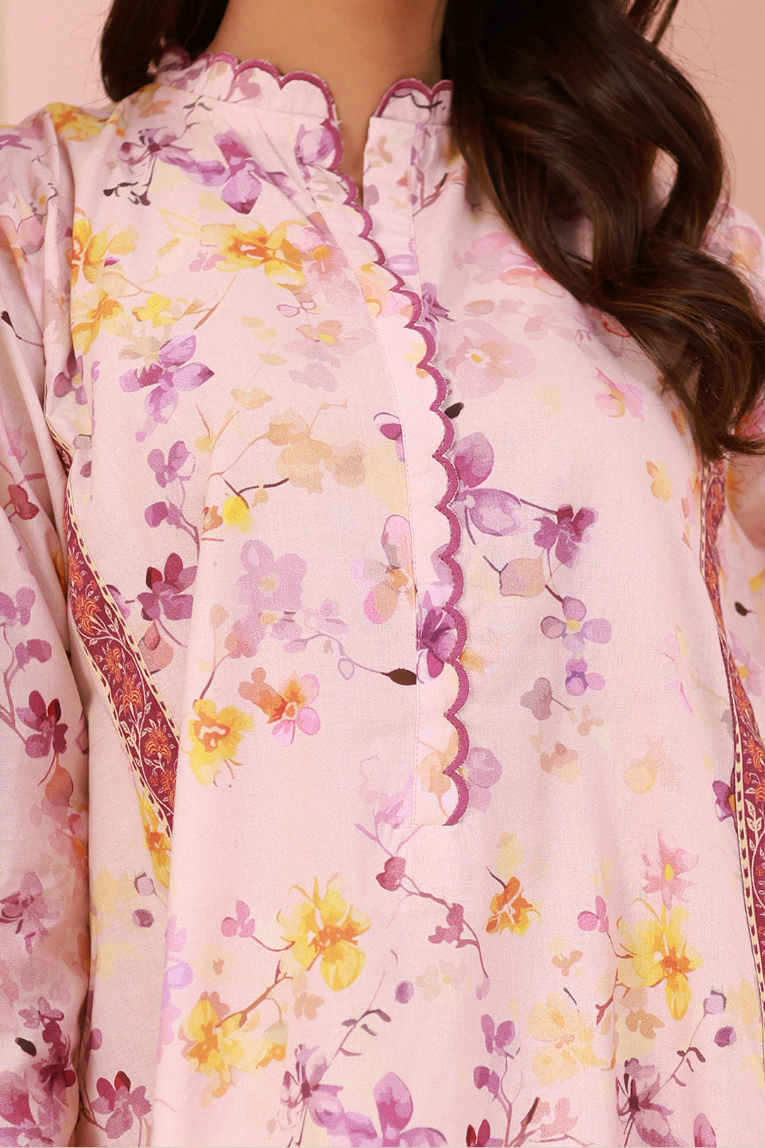 Zellbury | Unstitched 2 Piece Cambric | Shirt Shalwar - 0610 -  Zellbury Women Essential Unstitched - Original Designer Dress - House of Maryam