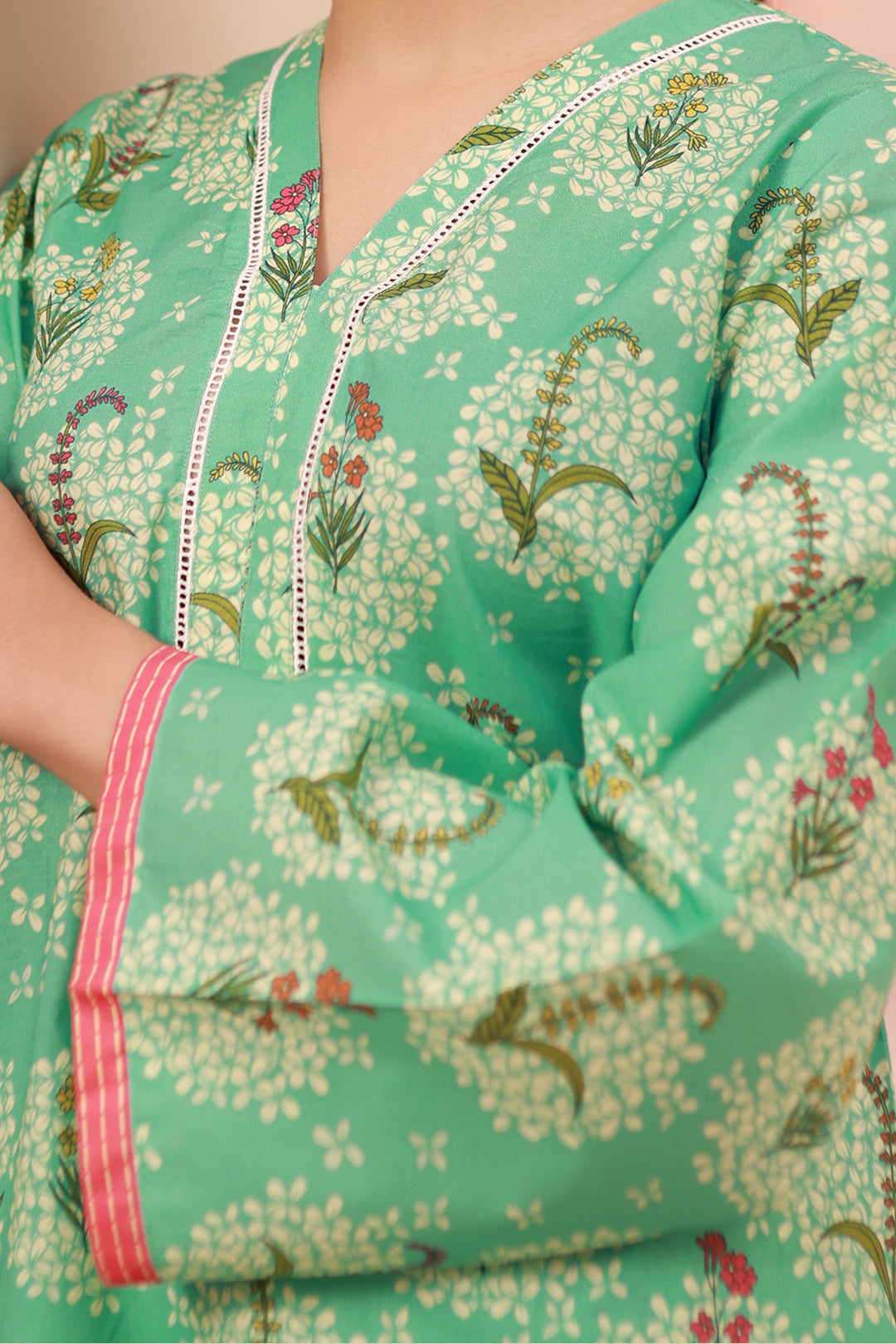 Zellbury | Unstitched 2 Piece Cambric | Shirt Shalwar - 0612 -  Zellbury Women Essential Unstitched - Original Designer Dress - House of Maryam