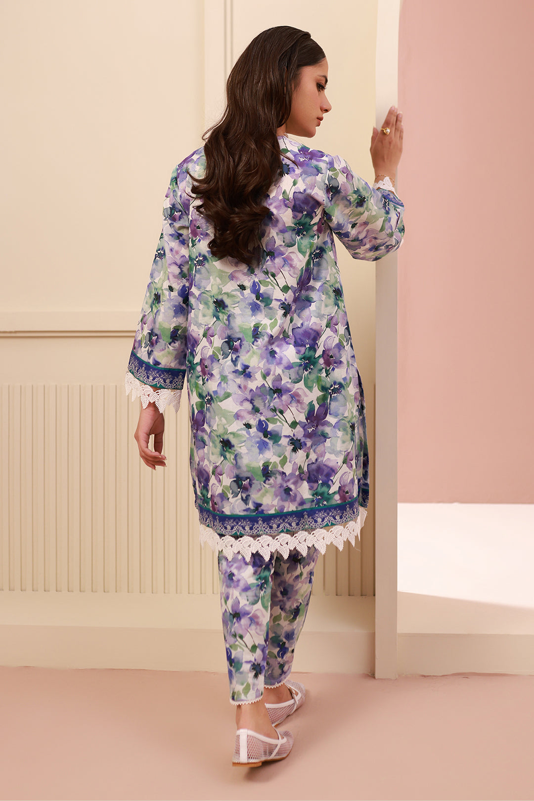 Zellbury | Unstitched 2 Piece Cambric | Shirt Shalwar - 0613 -  Zellbury Women Essential Unstitched - Original Designer Dress - House of Maryam
