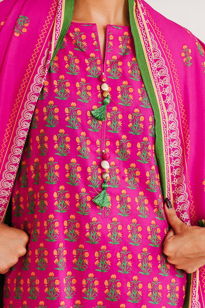 Zellbury | Unstitched 3 Piece Cambric | Shirt Shalwar Dupatta - 0037 -  Zellbury Women Essential Unstitched - Original Designer Dress - House of Maryam