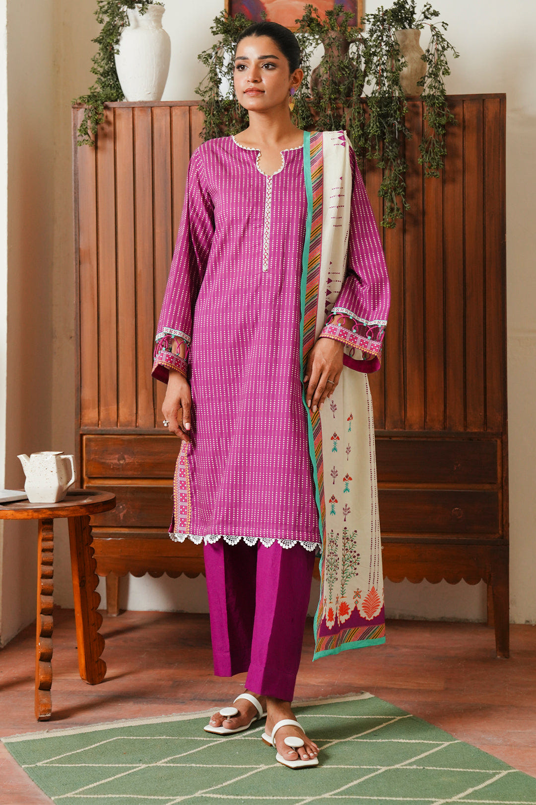 Zellbury | Unstitched 3 Piece Cambric | Shirt Shalwar Dupatta - 0052 -  Zellbury Women Essential Unstitched - Original Designer Dress - House of Maryam