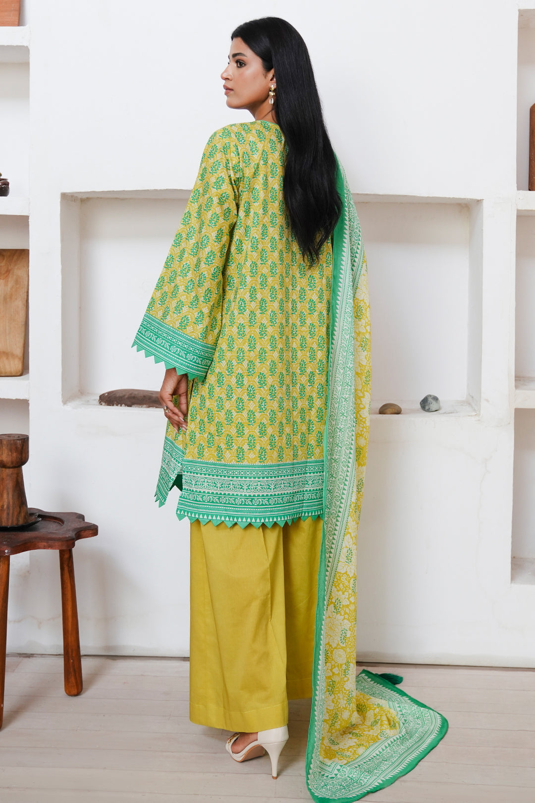 Zellbury | Unstitched 3 Piece Cambric | Shirt Shalwar Dupatta - 0117