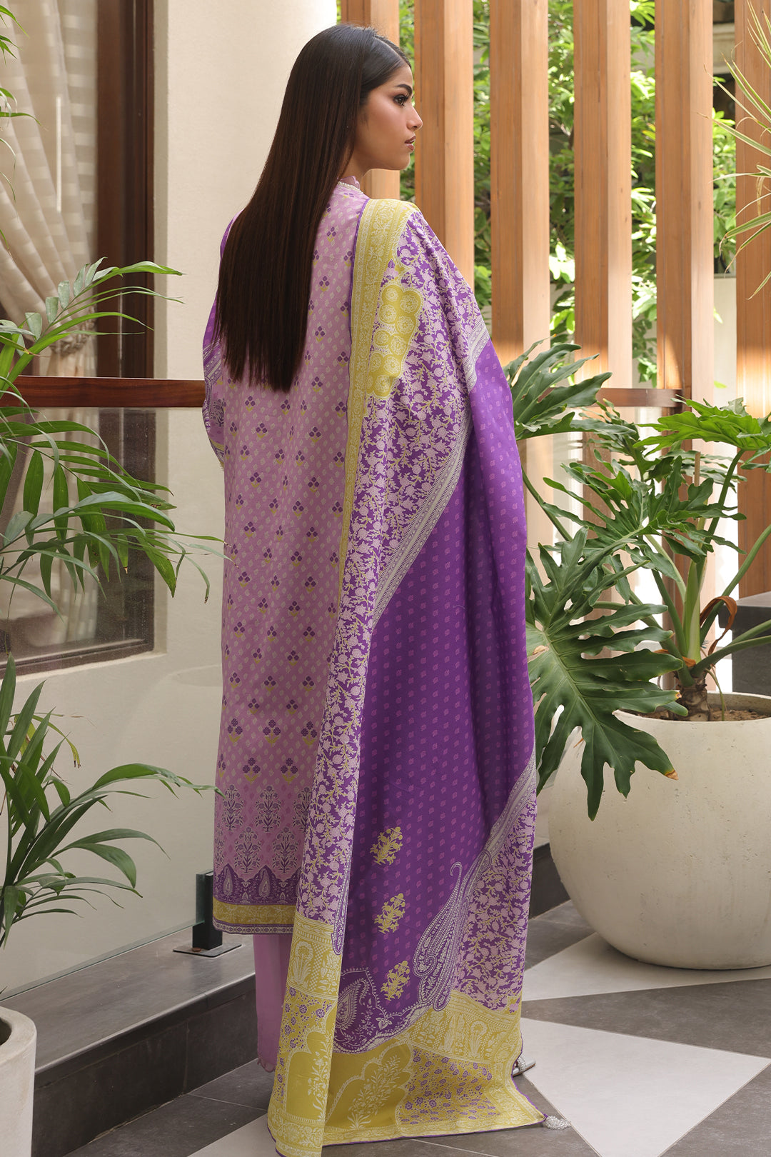 Zellbury | Unstitched 3 Piece Cambric | Shirt Shalwar Dupatta - 0125 -  Zellbury Women Essential Unstitched - Original Designer Dress - House of Maryam