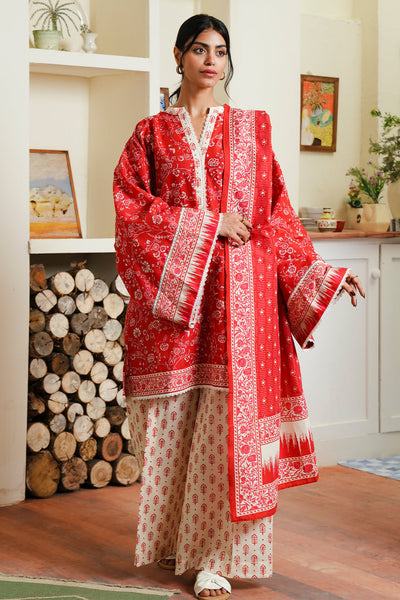 Zellbury | Unstitched 3 Piece Cambric | Shirt Shalwar Dupatta - 0139 -  Zellbury Women Essential Unstitched - Original Designer Dress - House of Maryam