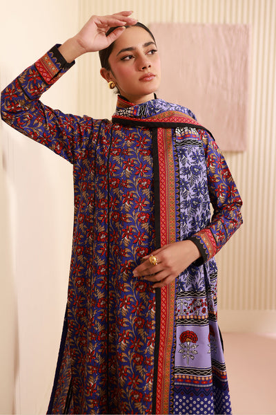 Zellbury | Unstitched 3 Piece Cambric | Shirt Shalwar Dupatta - 0632 -  Zellbury Women Essential Unstitched - Original Designer Dress - House of Maryam