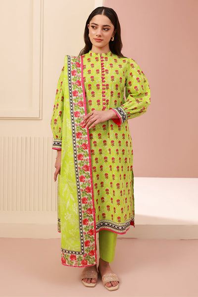 Zellbury | Unstitched 3 Piece Cambric | Shirt Shalwar Dupatta - 0634 -  Zellbury Women Essential Unstitched - Original Designer Dress - House of Maryam