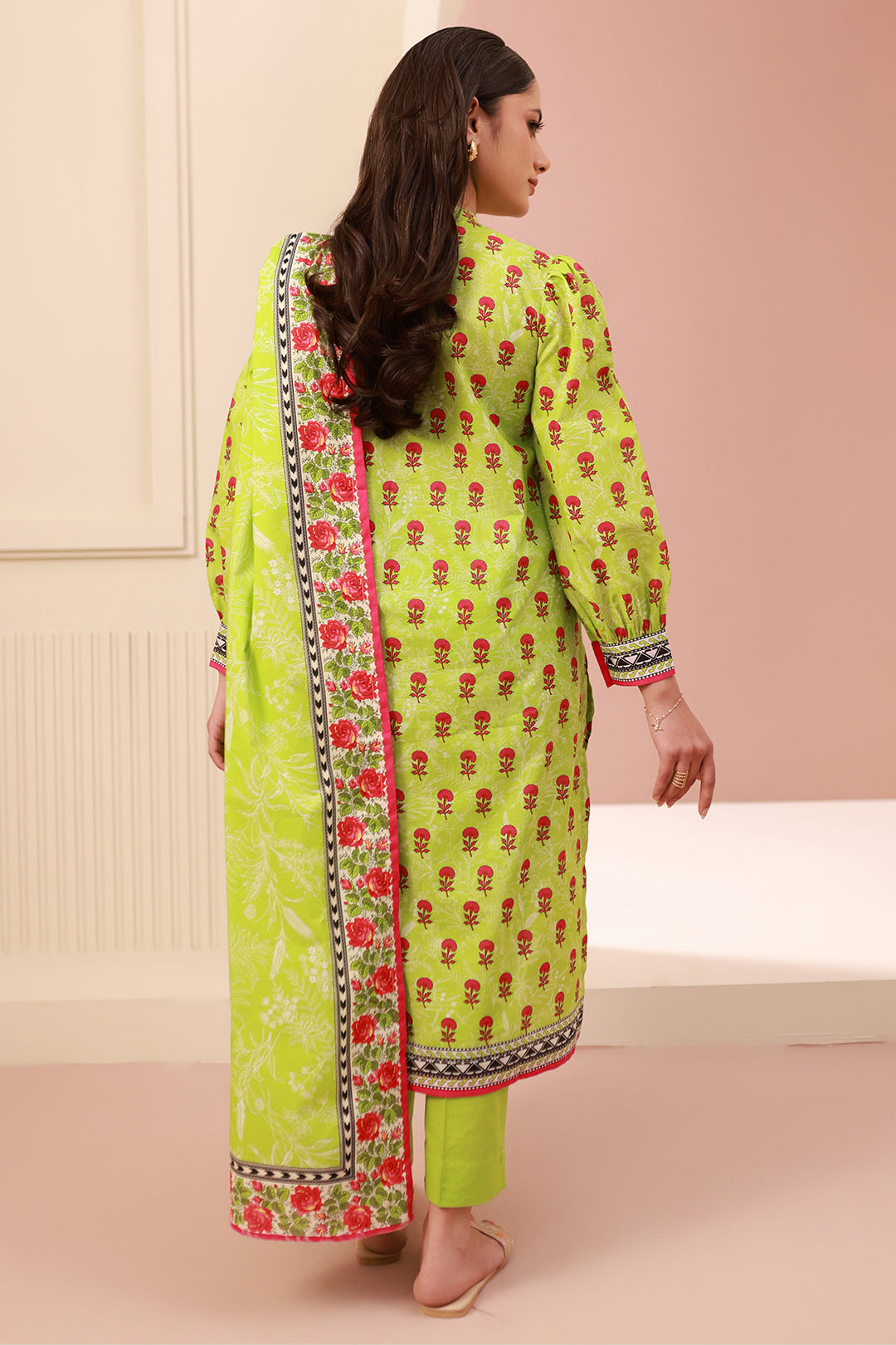 Zellbury | Unstitched 3 Piece Cambric | Shirt Shalwar Dupatta - 0634 -  Zellbury Women Essential Unstitched - Original Designer Dress - House of Maryam