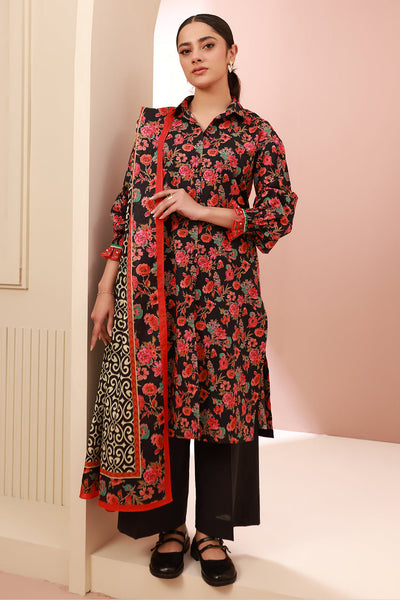 Zellbury | Unstitched 3 Piece Cambric | Shirt Shalwar Dupatta - 0636 -  Zellbury Women Essential Unstitched - Original Designer Dress - House of Maryam