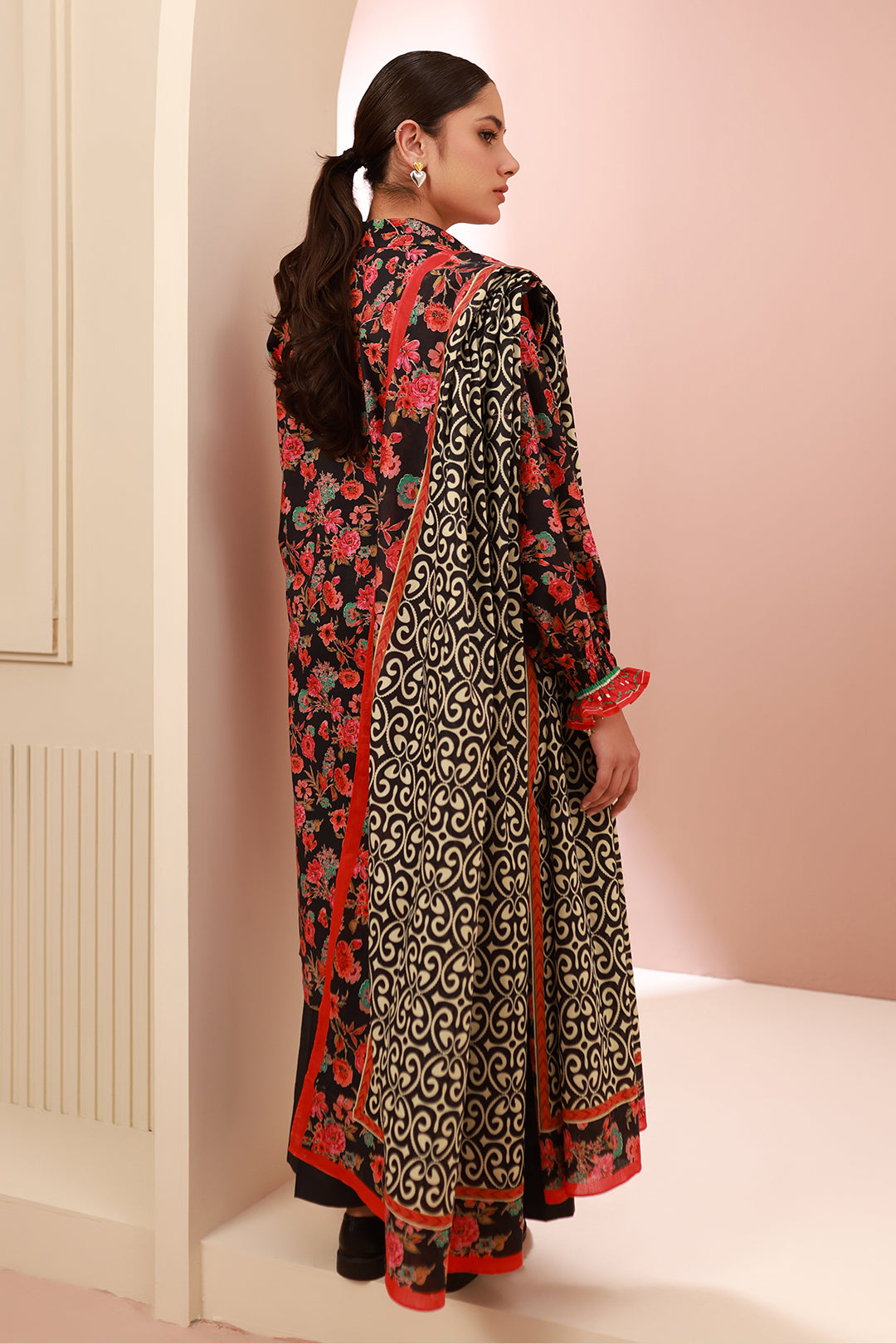 Zellbury | Unstitched 3 Piece Cambric | Shirt Shalwar Dupatta - 0636 -  Zellbury Women Essential Unstitched - Original Designer Dress - House of Maryam