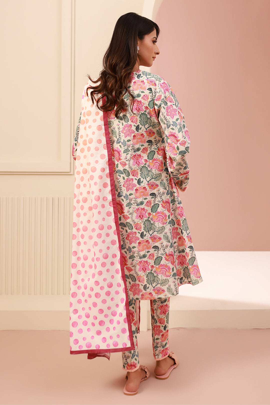 Zellbury | Unstitched 3 Piece Cambric | Shirt Shalwar Dupatta - 0640 -  Zellbury Women Essential Unstitched - Original Designer Dress - House of Maryam