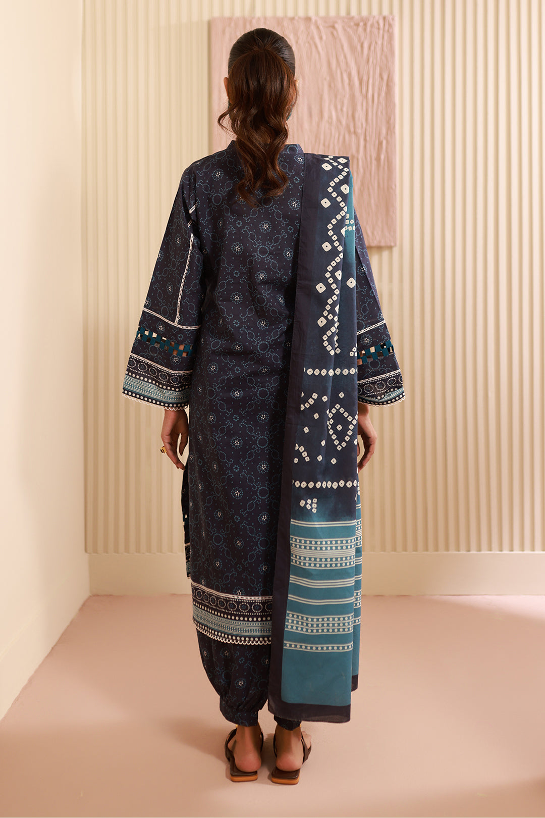 Zellbury | Unstitched 3 Piece Cambric | Shirt Shalwar Dupatta - 0642 -  Zellbury Women Essential Unstitched - Original Designer Dress - House of Maryam