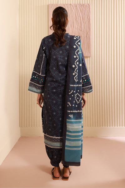Zellbury | Unstitched 3 Piece Cambric | Shirt Shalwar Dupatta - 0642 -  Zellbury Women Essential Unstitched - Original Designer Dress - House of Maryam