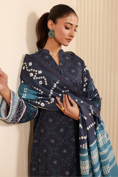 Zellbury | Unstitched 3 Piece Cambric | Shirt Shalwar Dupatta - 0642 -  Zellbury Women Essential Unstitched - Original Designer Dress - House of Maryam