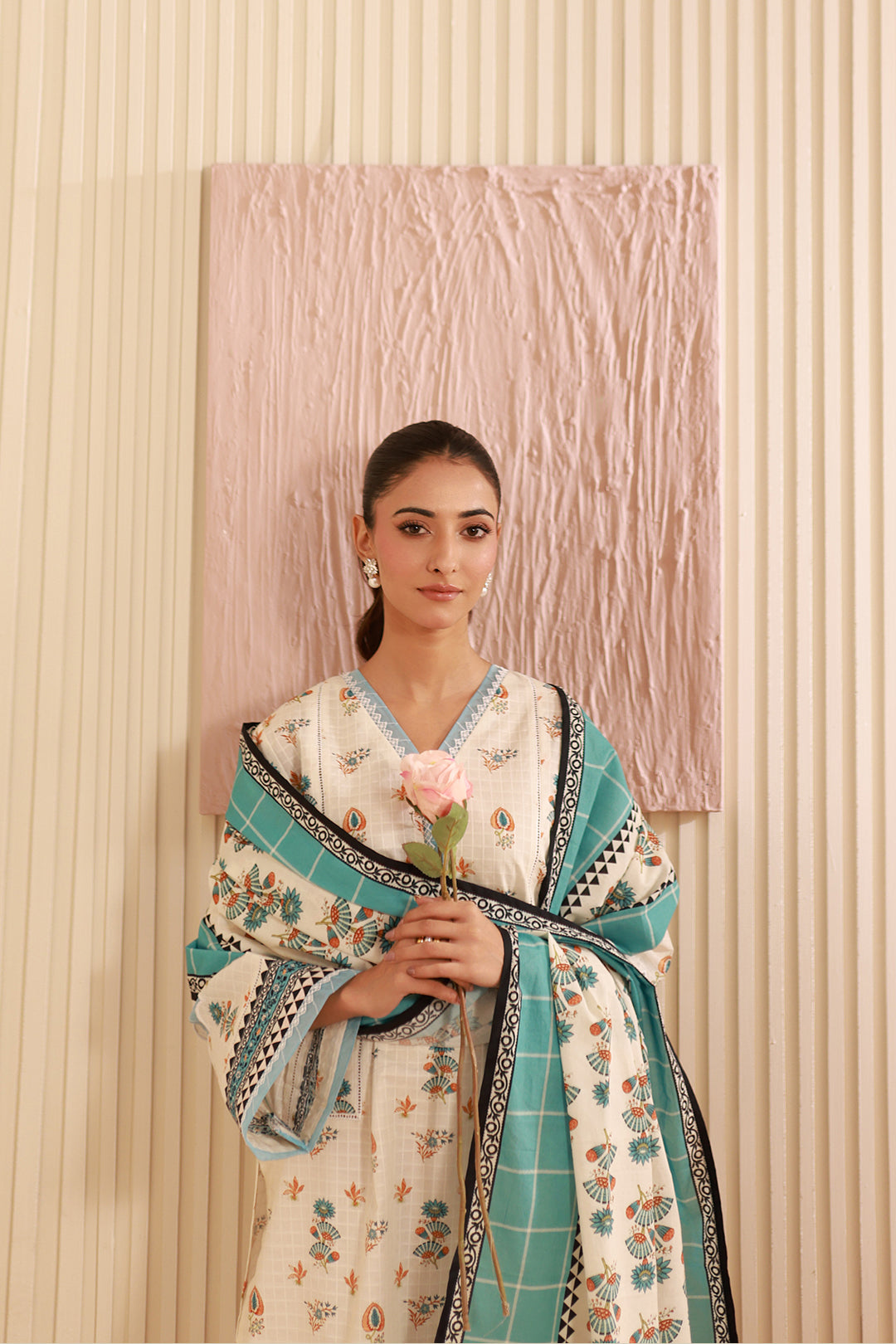 Zellbury | Unstitched 3 Piece Cambric | Shirt Shalwar Dupatta - 0668 -  Zellbury Women Essential Unstitched - Original Designer Dress - House of Maryam