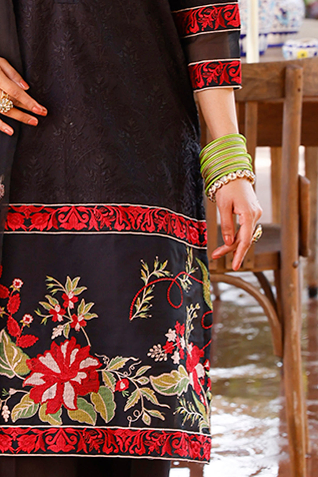 Zellbury | Unstitched 3 Piece Cambric | Embroidered Shirt Shalwar Dupatta - 0283 -  Zellbury Women Luxury Unstitch - Original Designer Dress - House of Maryam