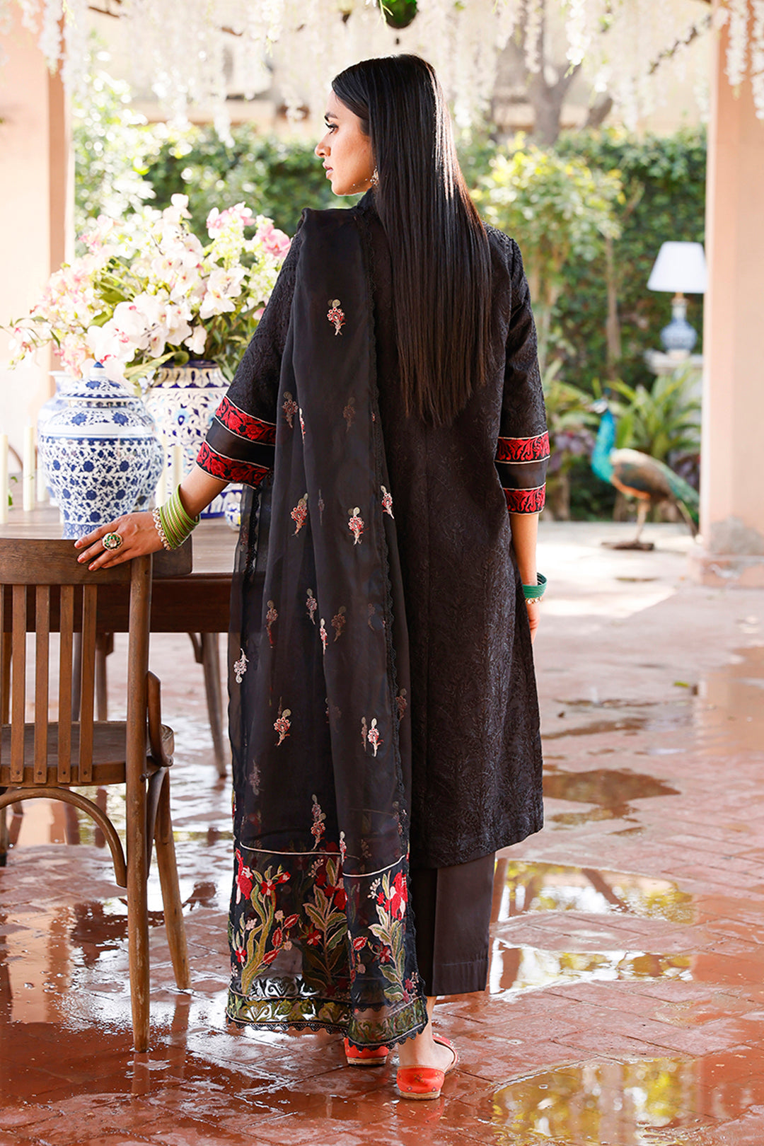 Zellbury | Unstitched 3 Piece Cambric | Embroidered Shirt Shalwar Dupatta - 0283 -  Zellbury Women Luxury Unstitch - Original Designer Dress - House of Maryam