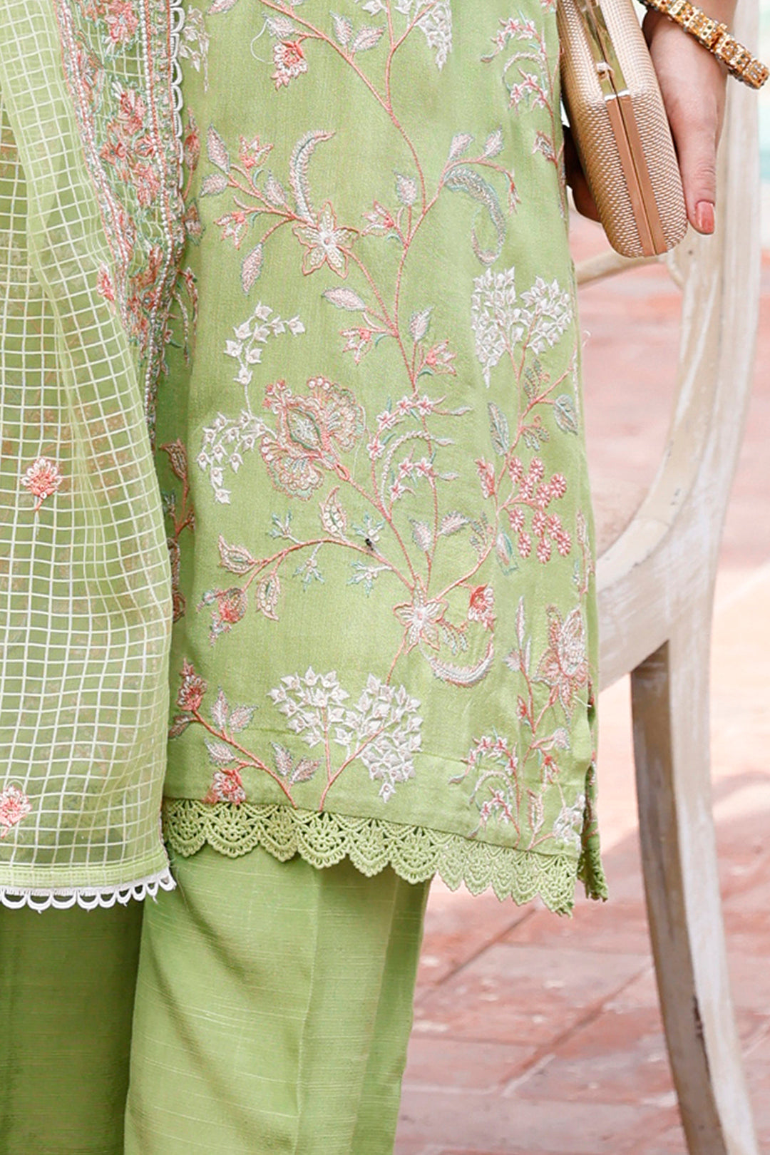 Zellbury | Unstitched 3 Piece Cotton | Embroidered Shirt Shalwar Dupatta - 0290 -  Zellbury Women Luxury Unstitch - Original Designer Dress - House of Maryam