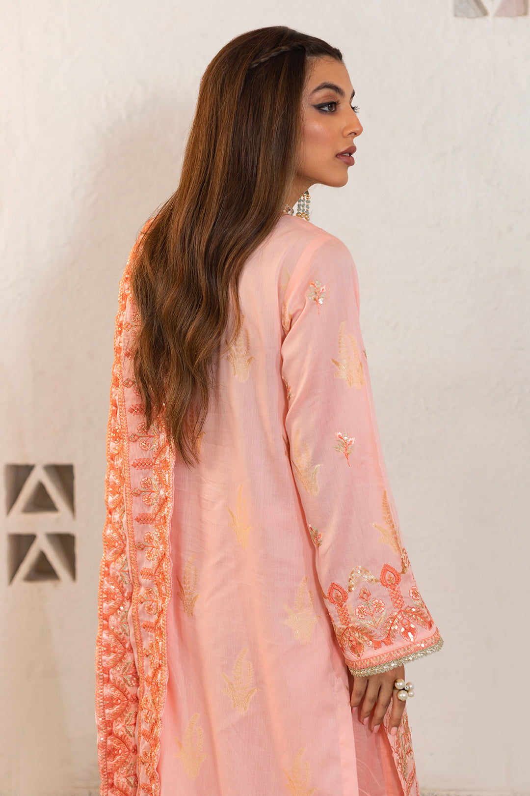 Zellbury | Unstitched 3 Piece Lawn | Embroidered Shirt Shalwar Dupatta - 0324 -  Zellbury Women Luxury Unstitch - Original Designer Dress - House of Maryam