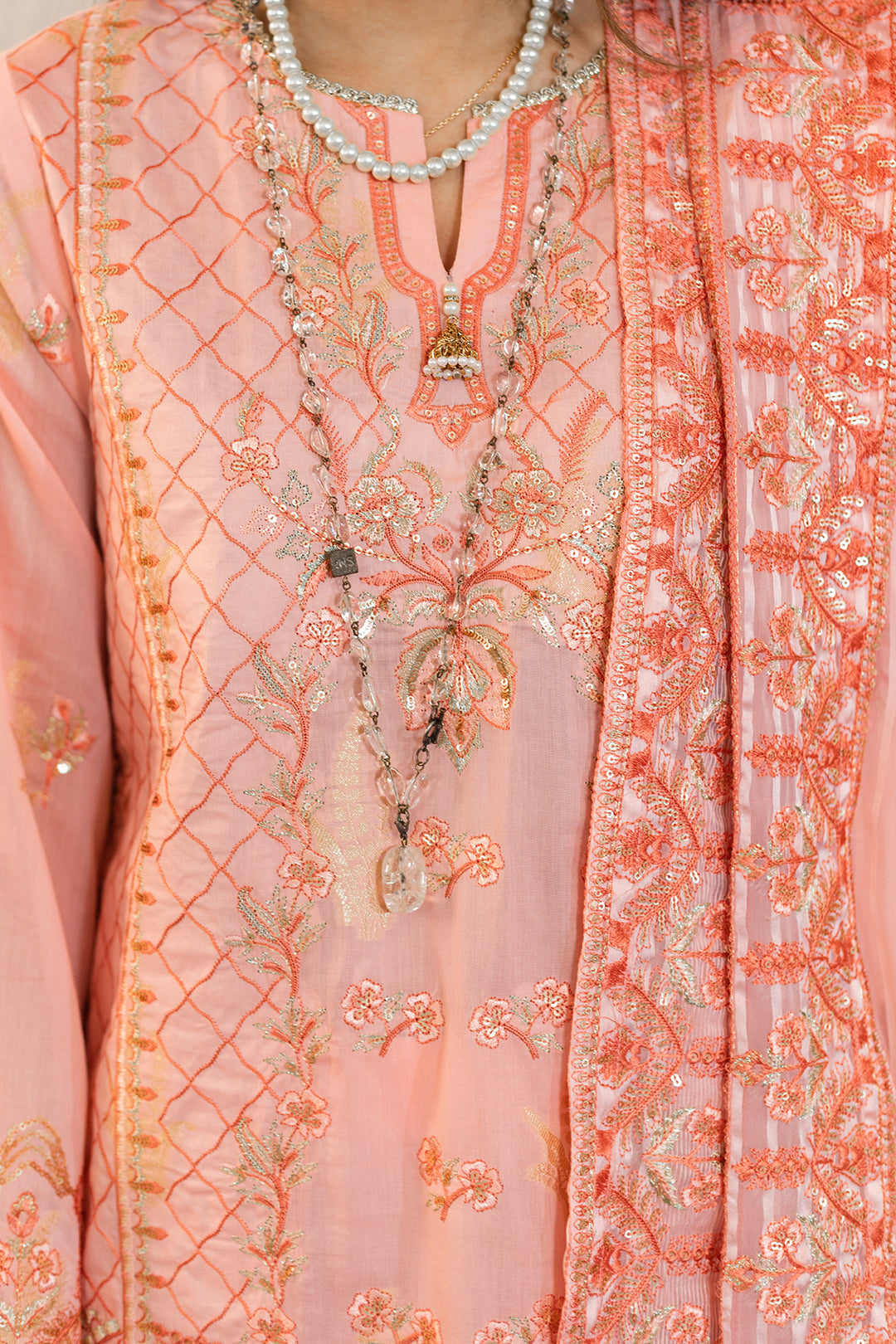 Zellbury | Unstitched 3 Piece Lawn | Embroidered Shirt Shalwar Dupatta - 0324 -  Zellbury Women Luxury Unstitch - Original Designer Dress - House of Maryam