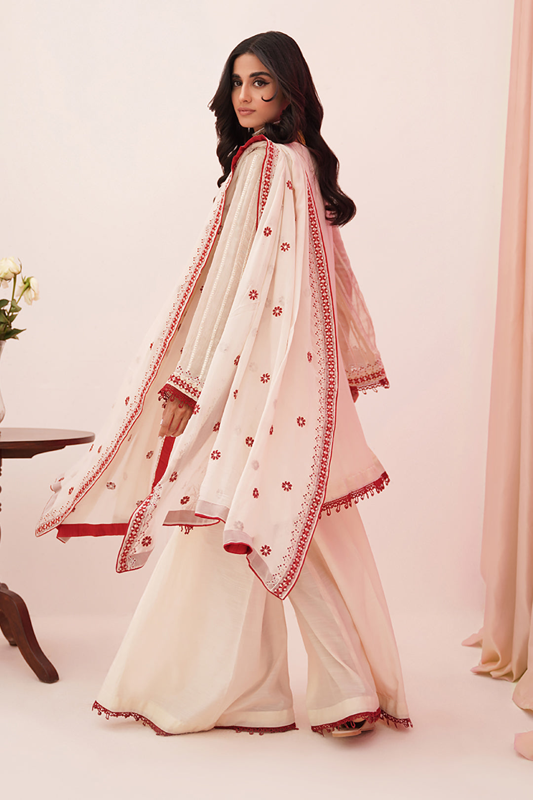 Zellbury | Unstitched 3 Piece Khaddi | Embroidered Shirt Shalwar Dupatta - 0363 -  Zellbury Women Luxury Unstitch - Original Designer Dress - House of Maryam