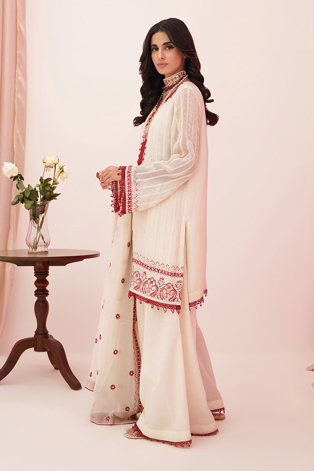 Zellbury | Unstitched 3 Piece Khaddi | Embroidered Shirt Shalwar Dupatta - 0363 -  Zellbury Women Luxury Unstitch - Original Designer Dress - House of Maryam