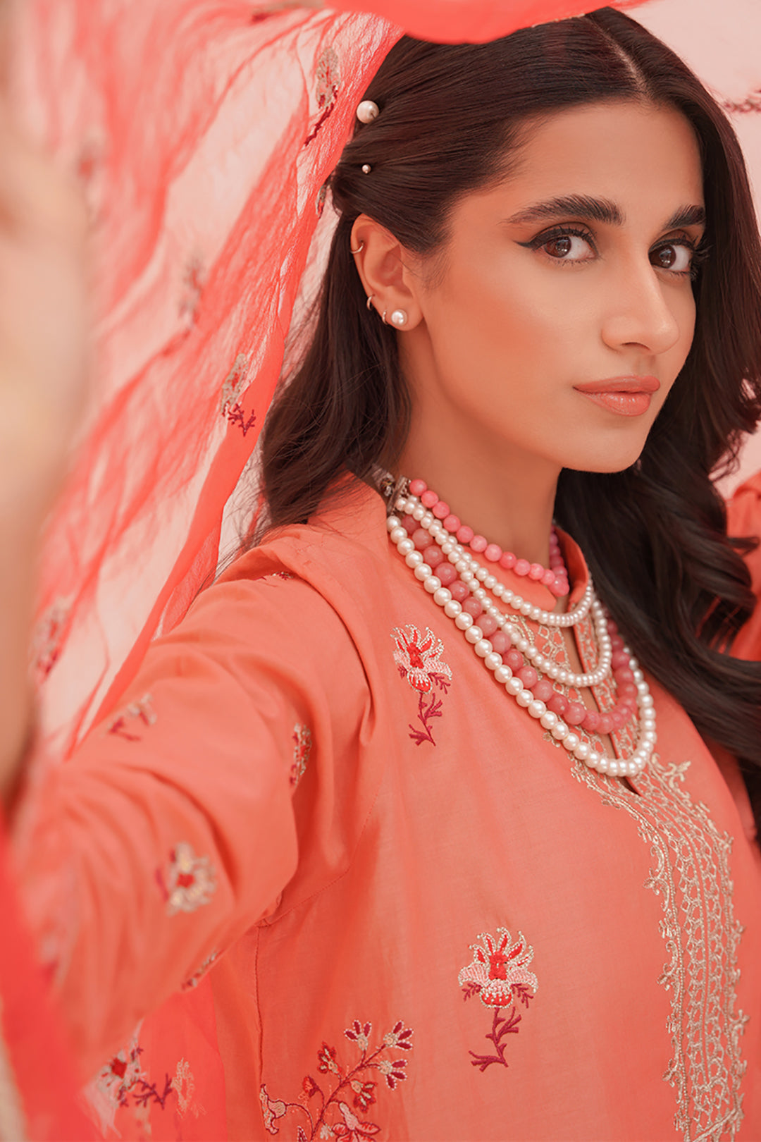 Zellbury | Unstitched 3 Piece Lawn | Embroidered Shirt Shalwar Dupatta - 0365 -  Zellbury Women Luxury Unstitch - Original Designer Dress - House of Maryam
