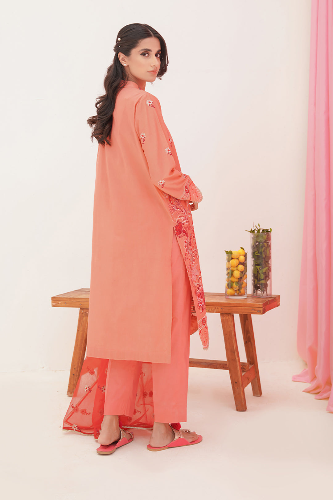 Zellbury | Unstitched 3 Piece Lawn | Embroidered Shirt Shalwar Dupatta - 0365 -  Zellbury Women Luxury Unstitch - Original Designer Dress - House of Maryam
