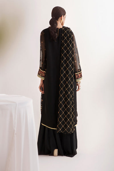 Zellbury | Unstitched 3 Piece Chiffon | Embroidered Shirt Shalwar Dupatta - 0293 -  Zellbury Women Luxury Unstitch - Original Designer Dress - House of Maryam
