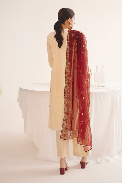 Zellbury | Unstitched 3 Piece Dobby | Embroidered Shirt Shalwar Dupatta - 0301 -  Zellbury Women Luxury Unstitch - Original Designer Dress - House of Maryam