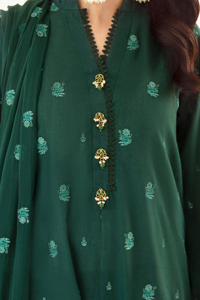 Zellbury | Unstitched 3 Piece Khaddar | Embroidered Shirt Shalwar Dupatta - 0302 -  Zellbury Women Luxury Unstitch - Original Designer Dress - House of Maryam