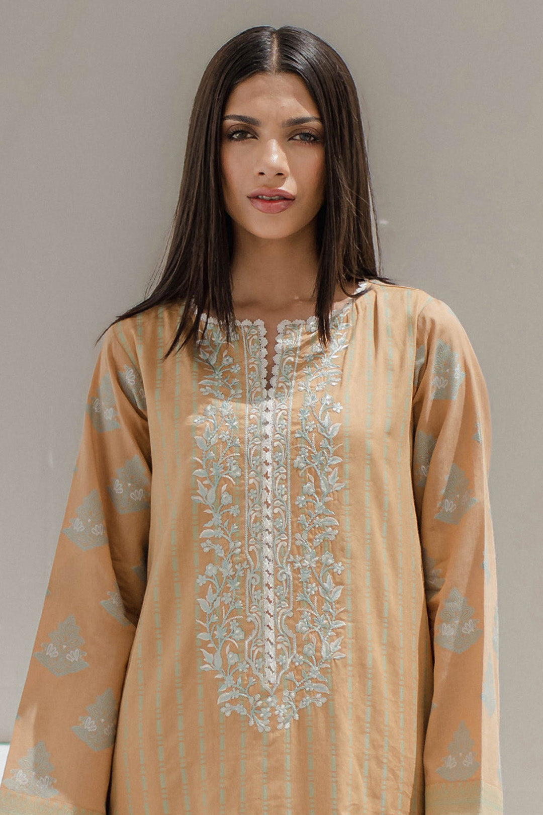 Zellbury | Unstitched 3 Piece Jacquard | Embroidered Shirt Shalwar - 0617 -  Zellbury Women Signature Unstitched - Original Designer Dress - House of Maryam