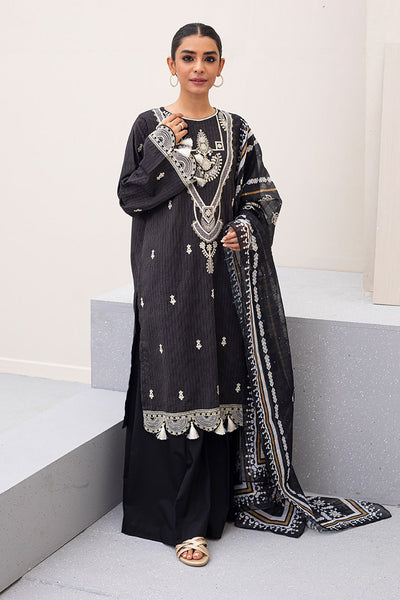 Zellbury | Unstitched 3 Piece Lawn | Embroidered Shirt Shalwar Dupatta - 0190 -  Zellbury Women Signature Unstitched - Original Designer Dress - House of Maryam