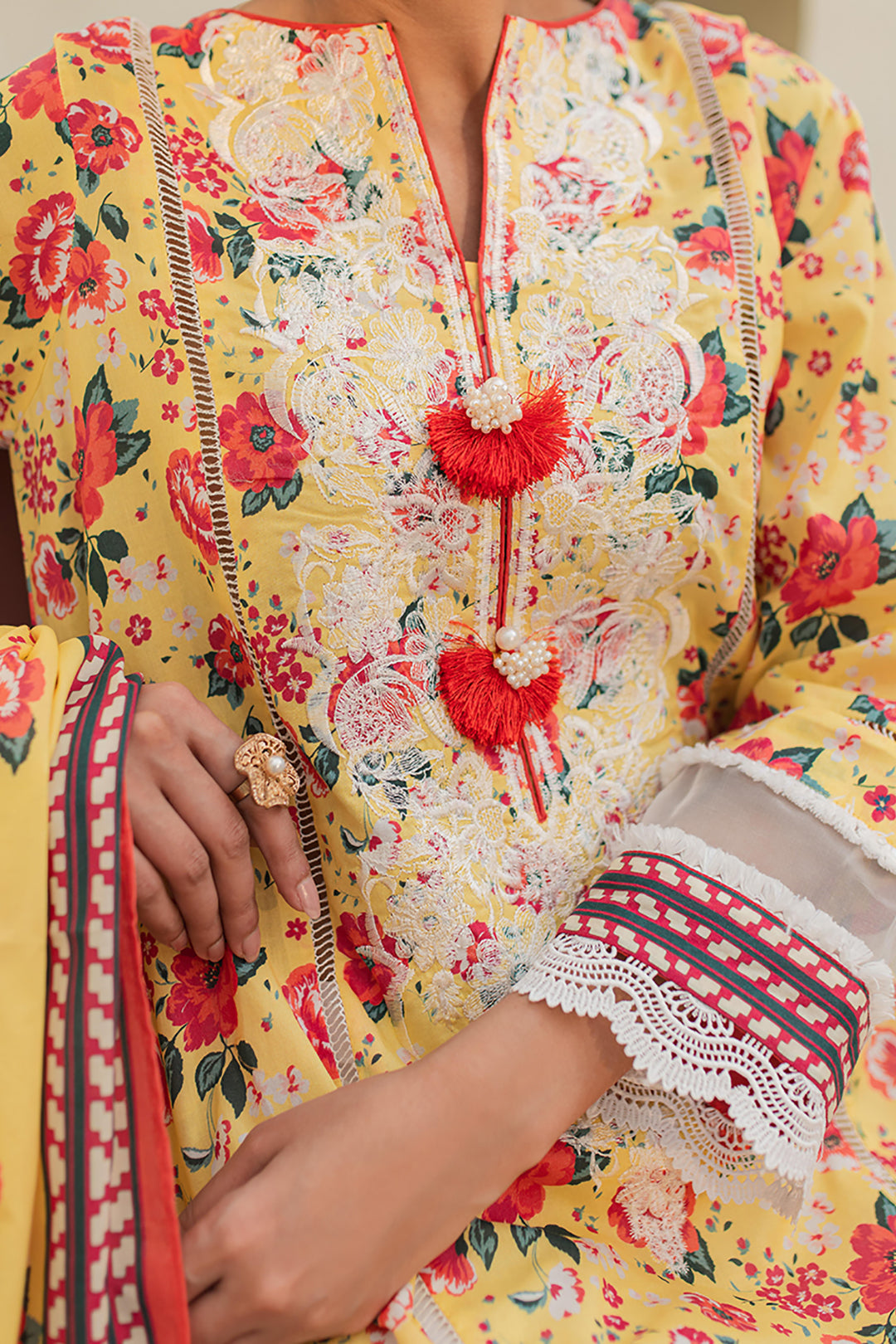 Zellbury | Unstitched 2 Piece Lawn | Embroidered Shirt Dupatta - 1168 -  Zellbury Women Essential Unstitched - Original Designer Dress - House of Maryam