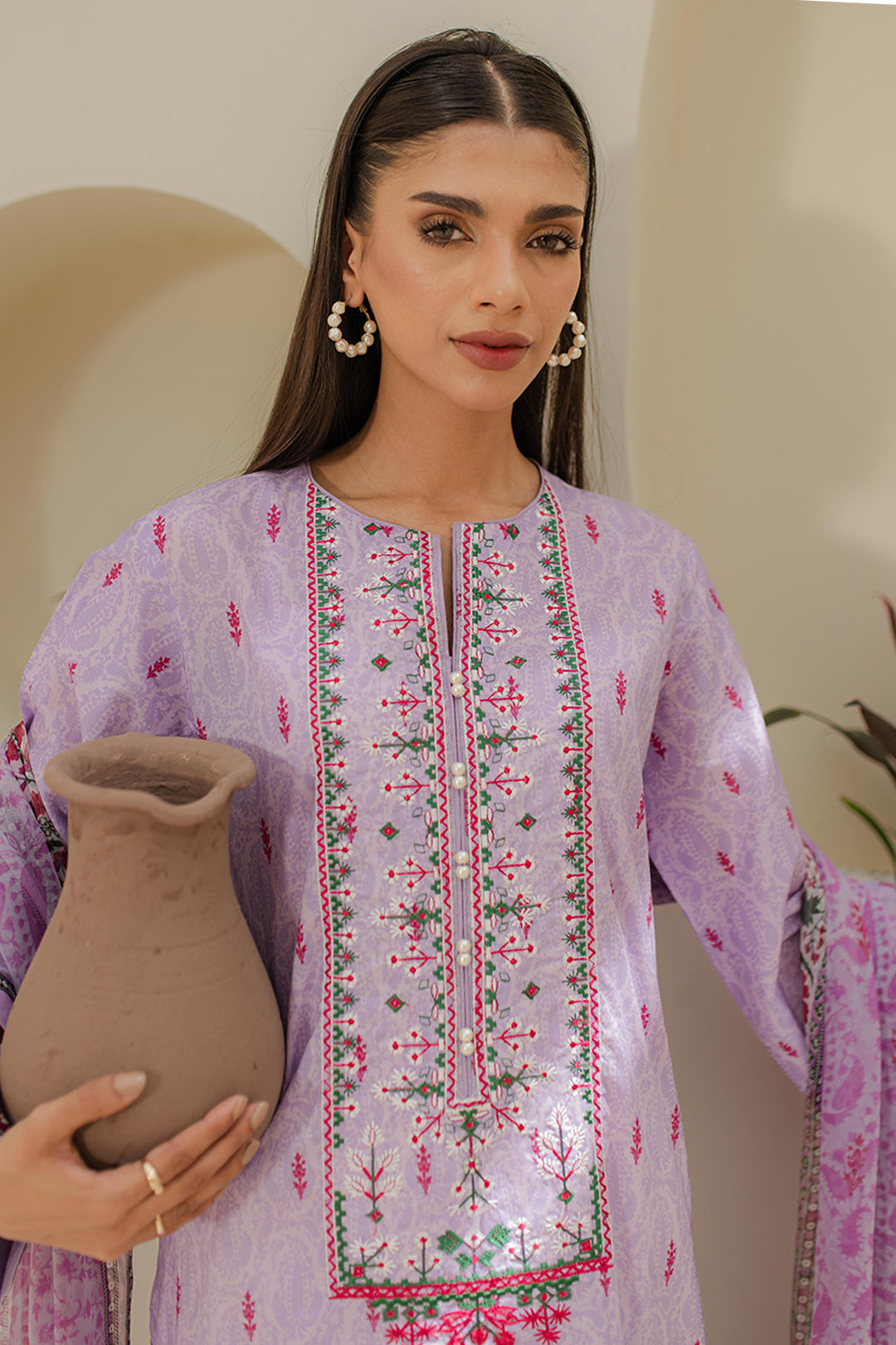 Zellbury | Unstitched 2 Piece Lawn | Embroidered Shirt Dupatta - 1659 -  Zellbury Women Essential Unstitched - Original Designer Dress - House of Maryam